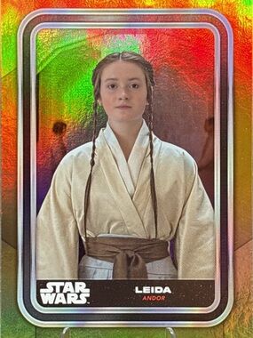 Topps Star Wars Leida Andor Holographic Card - Gold Foil